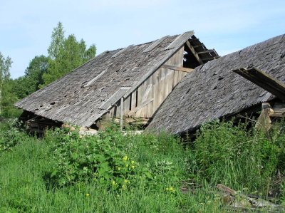 Old barn in Rudzati area