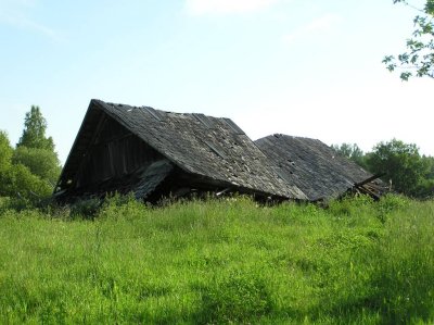 Old barn in Rudzati area
