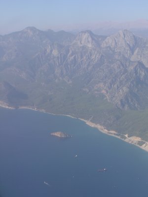 Antalya area from above