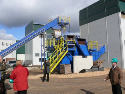 Latgran wood pellet plant in Jekabpils