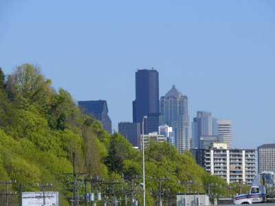 View on Seattle Downtown from North