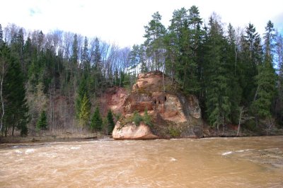 Amata and Zvartes cliff