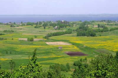 View from Makonkalns un Razna lake