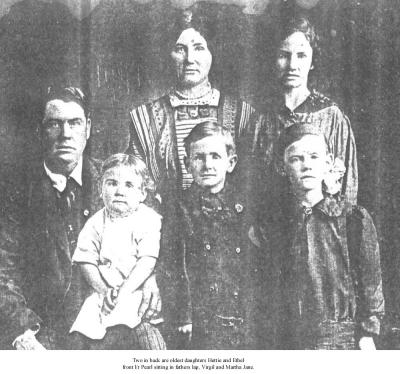 Lorenzo Benjamin Andrew Banning and his children