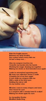 A nice little poem to read before your first big surgery to put your mind at ease.