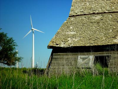 Old Barn and Wind Power