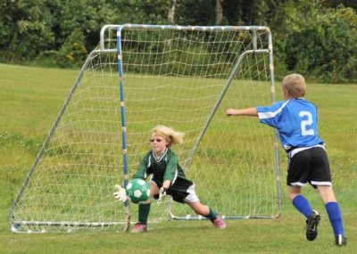 Hannah Grabs a Save