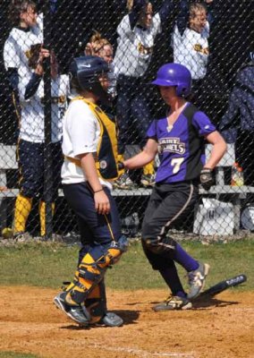 Kate Scores on the the Sac fly