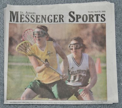 Em Dominates the Sports Page