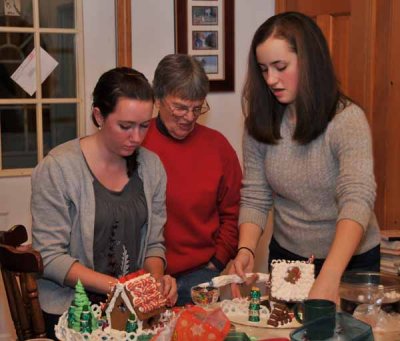 Emily, GrammaB, and Cathryn