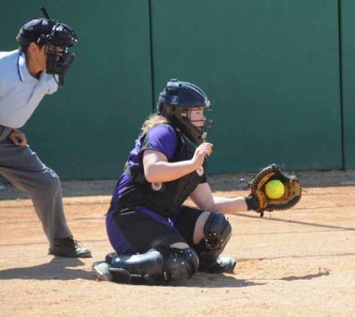 Carleen Behind the Plate