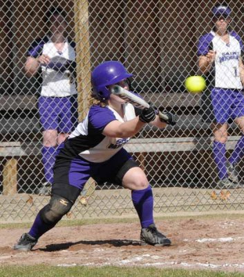 Carleen Reaches for a Bunt