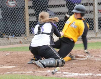Heather Tags Out A Runner