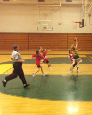 Kelsey fouled on the break