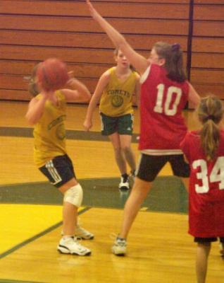 Caitlin A Pulls Up In The Lane