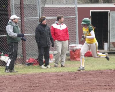 Mikaela scores on her HR