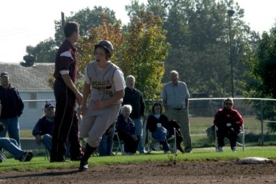 Whitney's 1st Homer