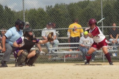 Kerri Behind The Plate