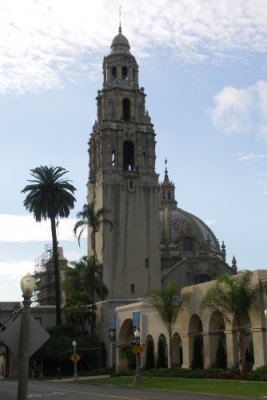 Blue Sky over California Tower