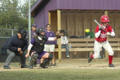 Heather Behind the Plate