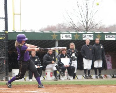 Heather Blasts One To Left