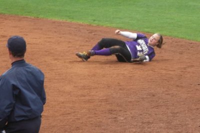KellyE's Backside Flip to 1st