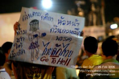 Thaksin Get Out 4-26Feb06