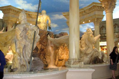 Caesars Palace fountain