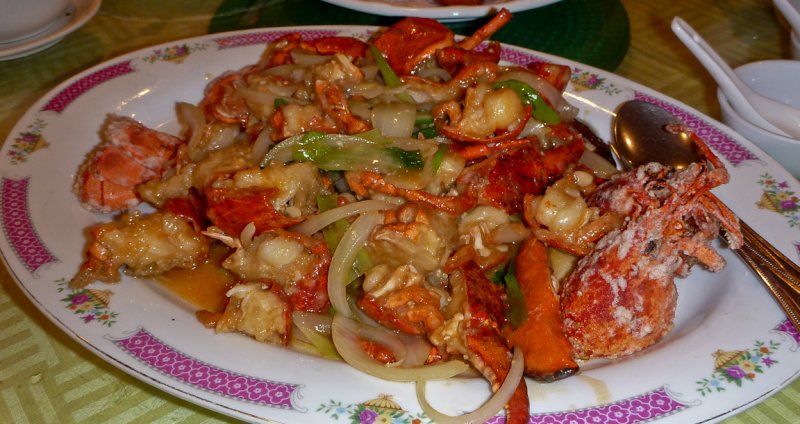 Lobster with Butter & Cream Sauce