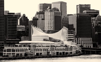 Canada Place (background - Downtown Vancouver)