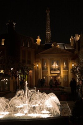 Eiffel at night, Epcot, Disney World