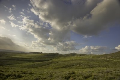 Chasing the clouds.