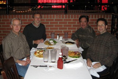 lunch with old co-workers -- Romek, Kam and Jeff. thanks for the photo Romek