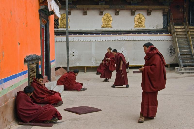 44Debating monks.......