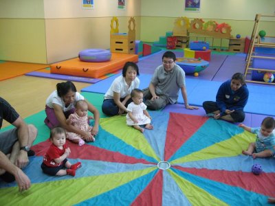 at playschool....