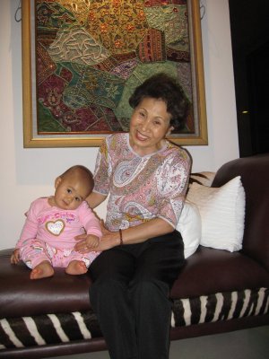 we look alike, .. with grandma from Korea..