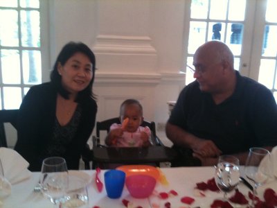 Nikki's 1st Birthday @ Raffles, Singapore