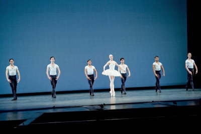 Each class level of the Ben Stevenson Academy performed, Daniel is third from the left.