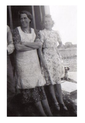 Above we see Alma Alena [JOHNSON] Mattson, with her daughter, Dorothy Esther Mattson. This photo was scanend by, Salena Marie [ROBINSON] Mann.