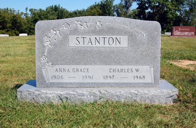 Charles William Stanton, we believe, was the eldest of at least two known children born to, Benjamin Absalom Stanton and his wife, Margaret Louetta [POWELL] Stanton, on 02 Jan 1897. He married, Anna Grace Tadlock on 05 december 1923. Together this couple shared ten known children.