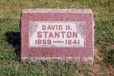 David Henry Stanton was the eldest of six children born to, Judge William Munkers Stanton & his wife, Cynthia Belle [HALL] Stanton on, 02 September 1869, in Agency, Buchanan County, Missouri. Sometime in 1903 he married, Mary Watkins. Together this couple would share five children.