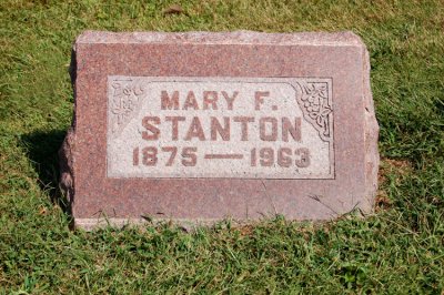 Mary F. Watkins was born on 24 September, 1875 to, Jesse R. watkins and his wife, Anna [GREGORY] Watkins. She married, David Henry Stanton in 1903. Together this couple would share five children. 