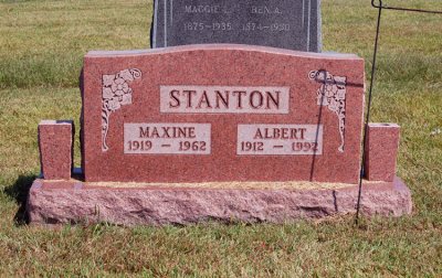 Albert Harrison Stanton was the second of five children & the eldest son born to, David Henry Stanton & his wife, Mary [Watkins] Stanton on, 27 May 1912 in Agency, Buchanan County, Missouri. On 23 May 1936 he married, Etta Maxine Coker. Together this couple would share two daughters.