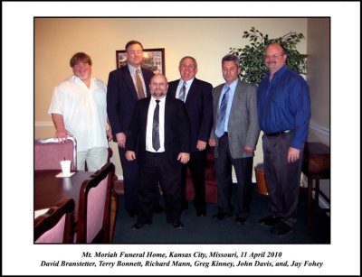 This was taken at our friend, Bill's funeral. Most of us had not seen one another for almost thirty years. Shown, left to right is, David Heff Branstetter, Terry Bonnett, Richard Cavemann Mann, Greg Weasel Kinney, John Davis, and, Jay Fohey. People came from as far away as, Texas, Oklhahoma, and Indiana to bid a final farewell to an old friend.