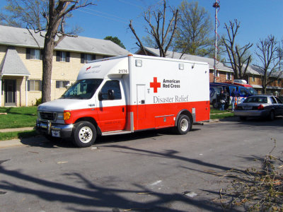 They were here helping folks find new places to live, while their houses got bulldozed. They fed folks, gave out coffee & offered emotional support. Such an awful thing.