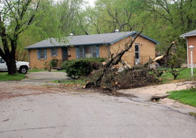 I actually lived in this house in the early 1970s, when I was a young boy. The street was covered in trees, trash & assorted debris.