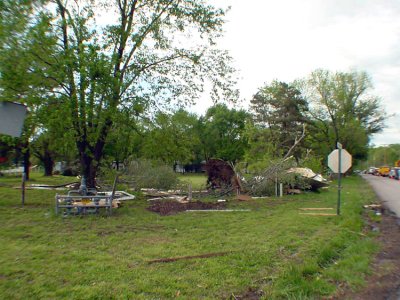 This was the entrance to Green Hills Trailer Park, just outside Parkville.