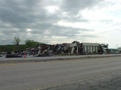 Or at least what used to be a truck plaza. This sat right along number 09 Highway, leading into Parkville from North Kansas City, Missouri.