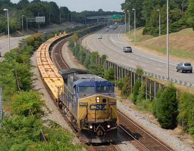 A single unit leads W860 at Douglasdale Rd. in Richmond Va.