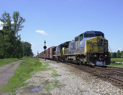 Northbound at Deshler